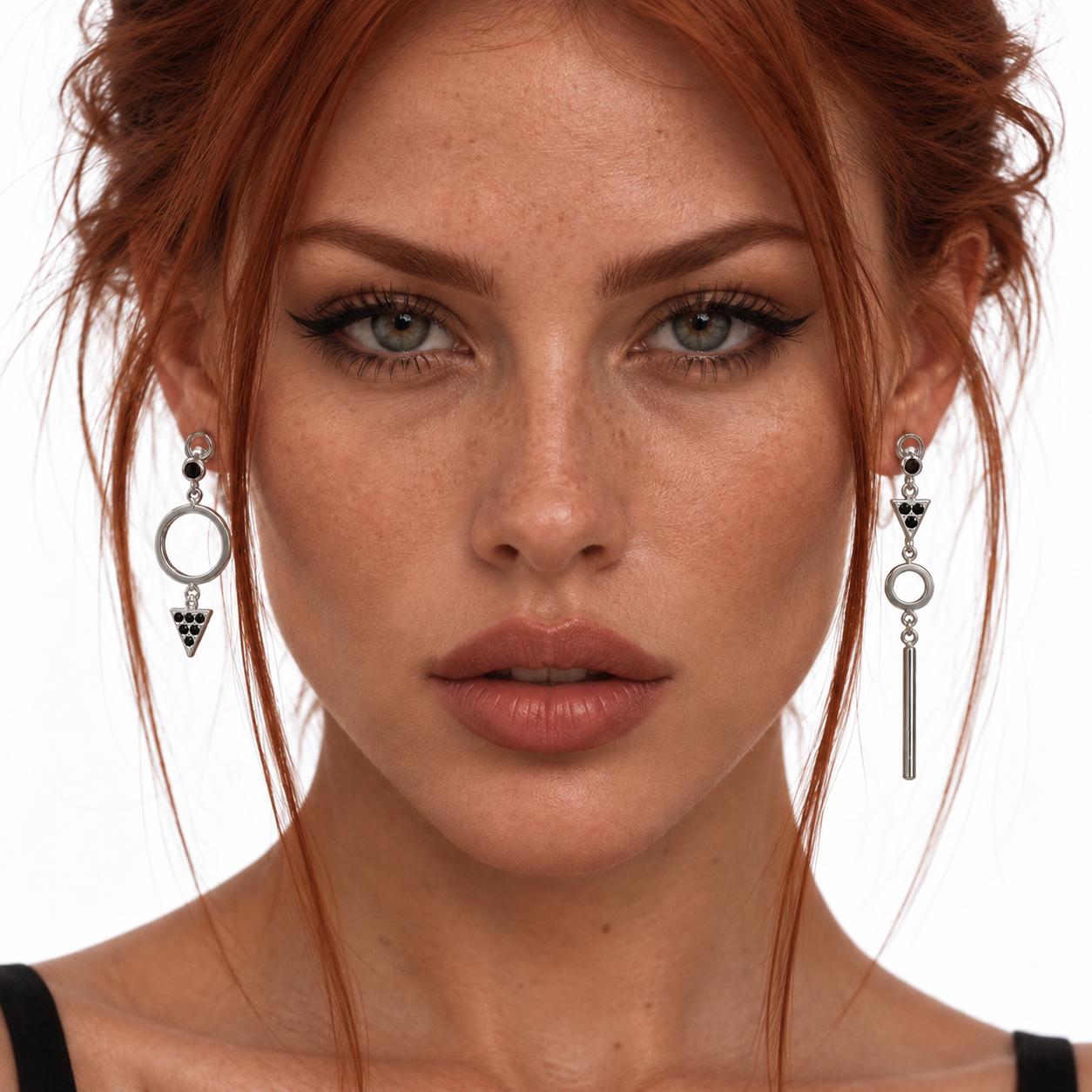 Eclipse Geometry Earrings